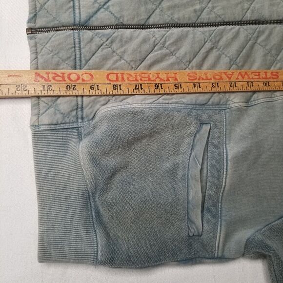 Pilcro And The Letterpress Anthropologie Quilted Bomber Jacket Top XS Grunge - Picture 13 of 14